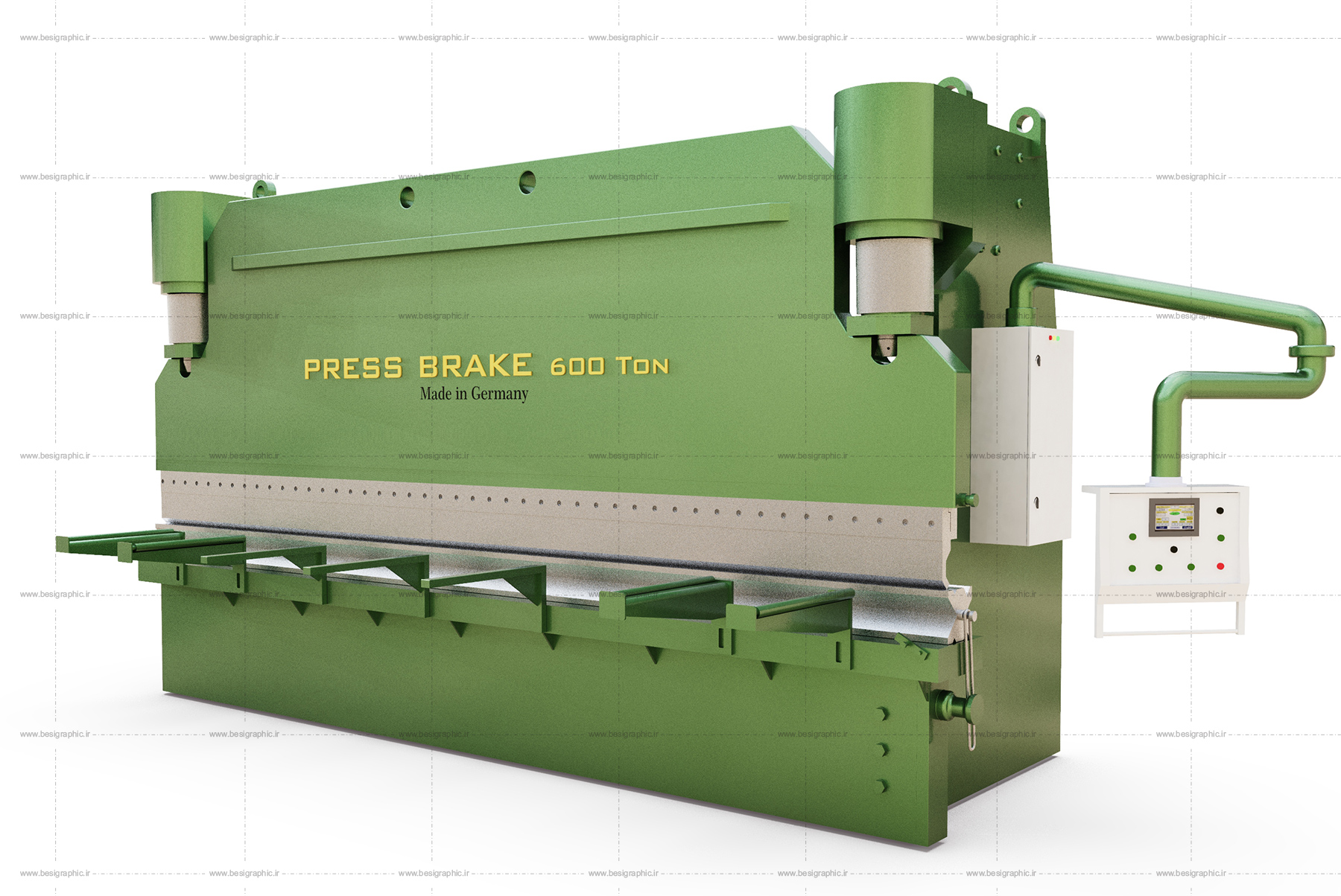 press break 600ton - طراحی سه بعدی 3D